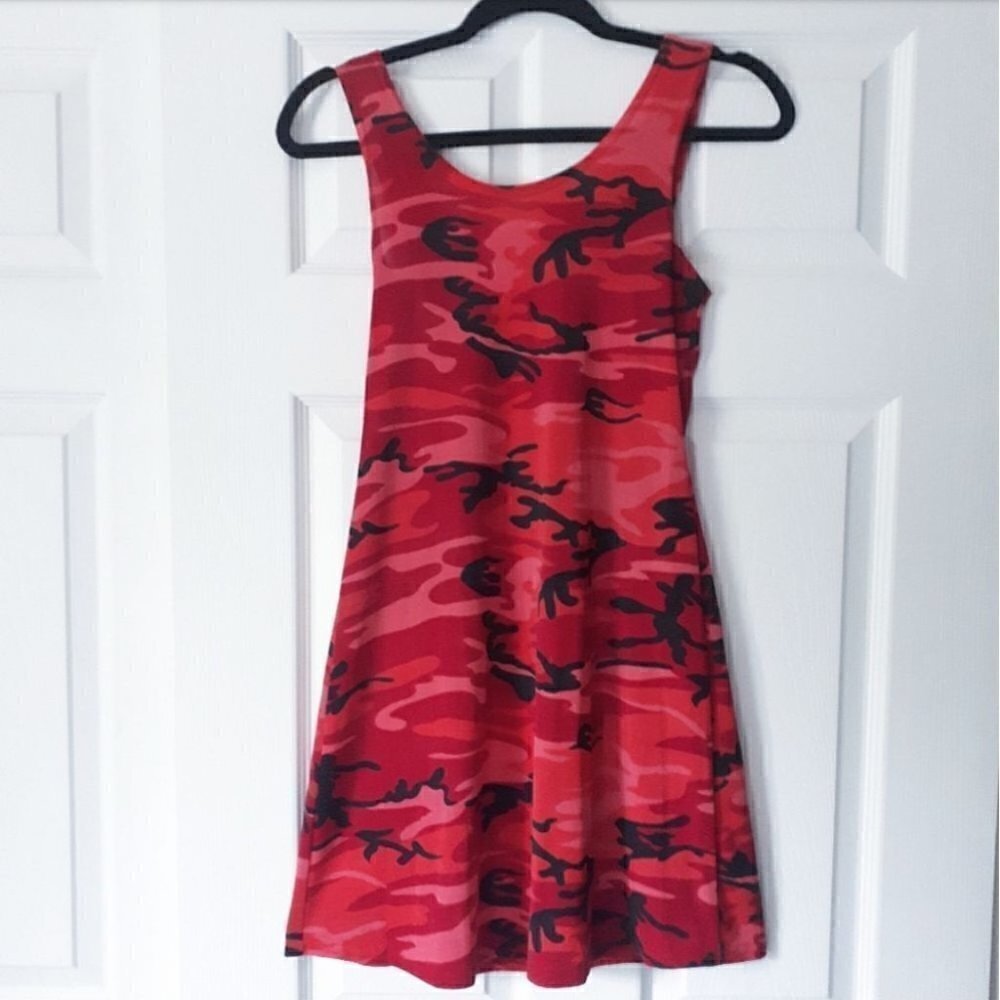 VINTAGE Camo Mini Dress by Maaz